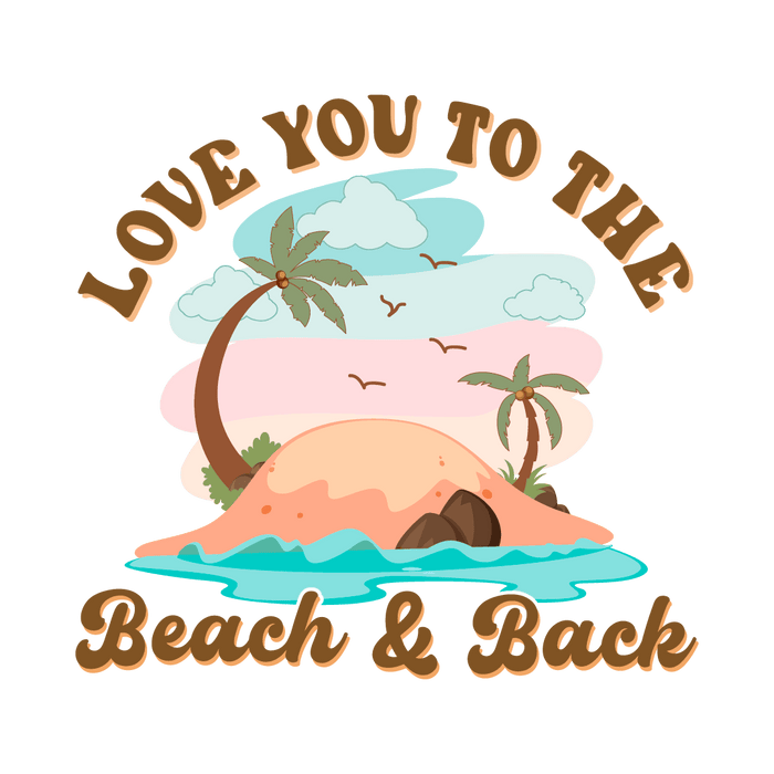 Beach Lover Design - DTF Ready To Press