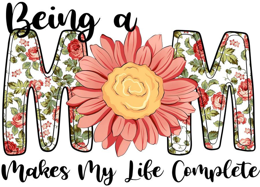 Ser mamá Diseño - DTF Listo para imprimir
