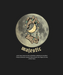 Majestic Moon - DTF Ready to Press (black_bg)