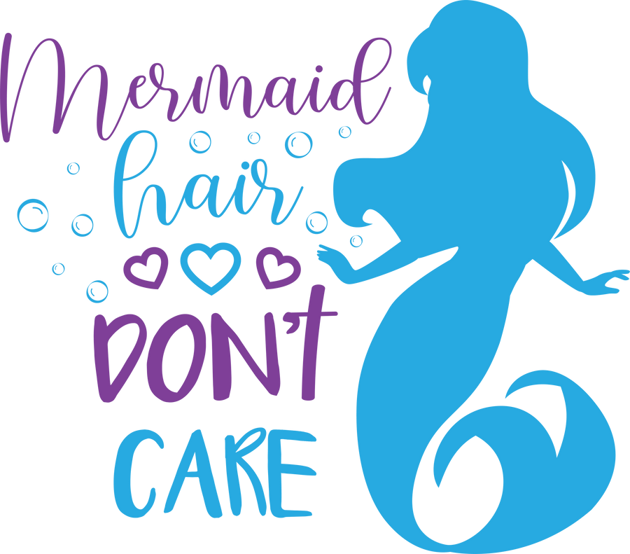 Funny Mermaid Design - DTF Ready To Press