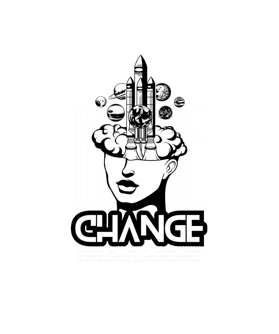 Mindful Change - DTF Ready to Press