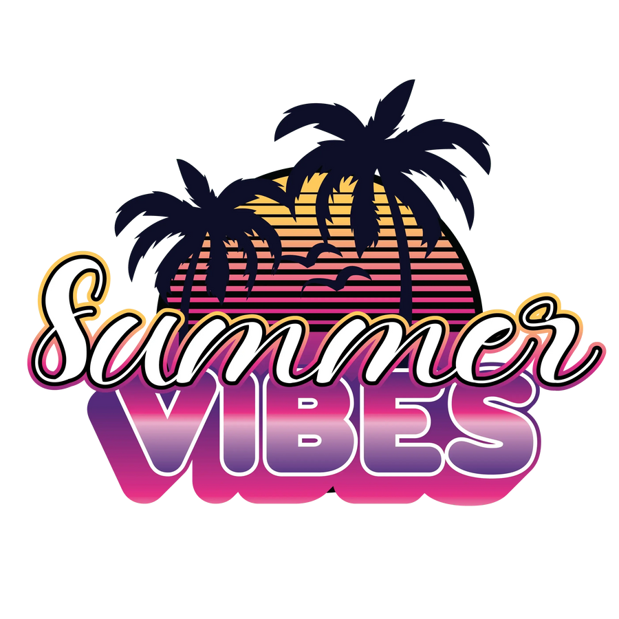 Purple Summer Vibes Print Ready to Press