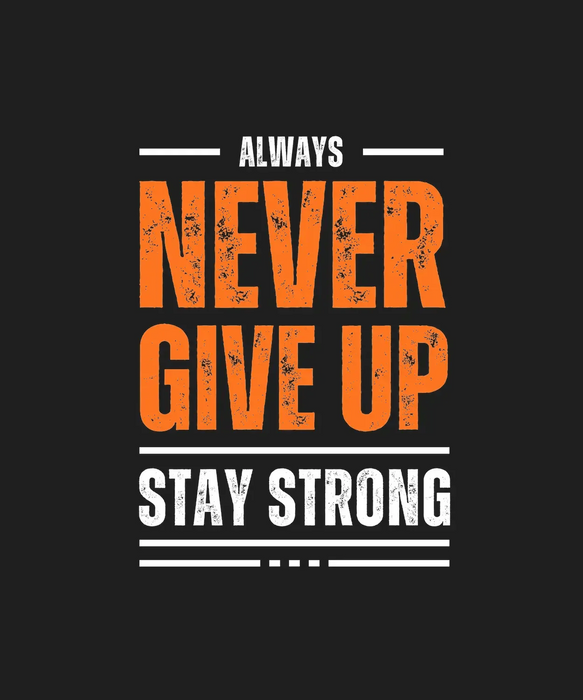 Motivational Quote - DTF Ready to Press (black_bg)