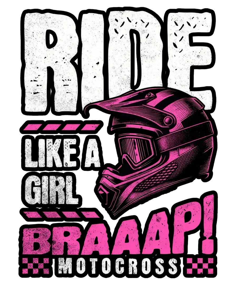 Motocross Girl Power - DTF Ready to Press