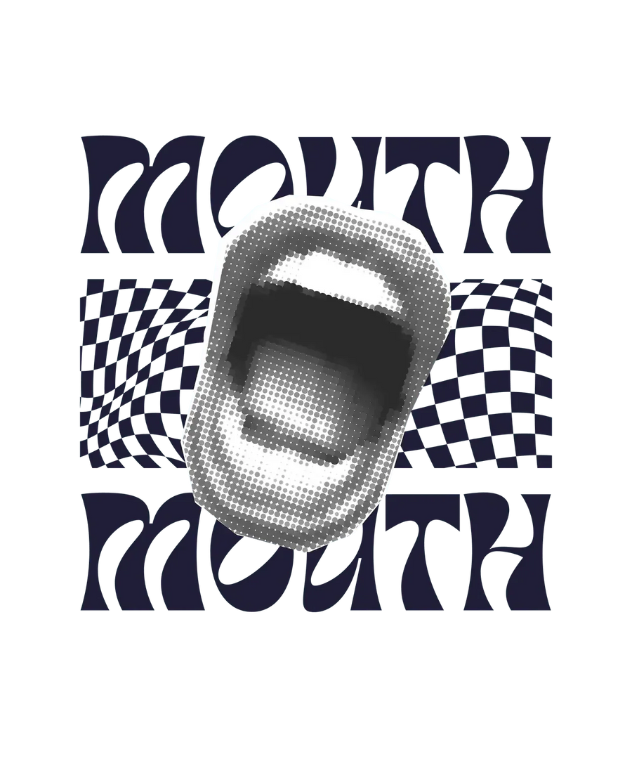 Mouth Design - DTF Ready to Press