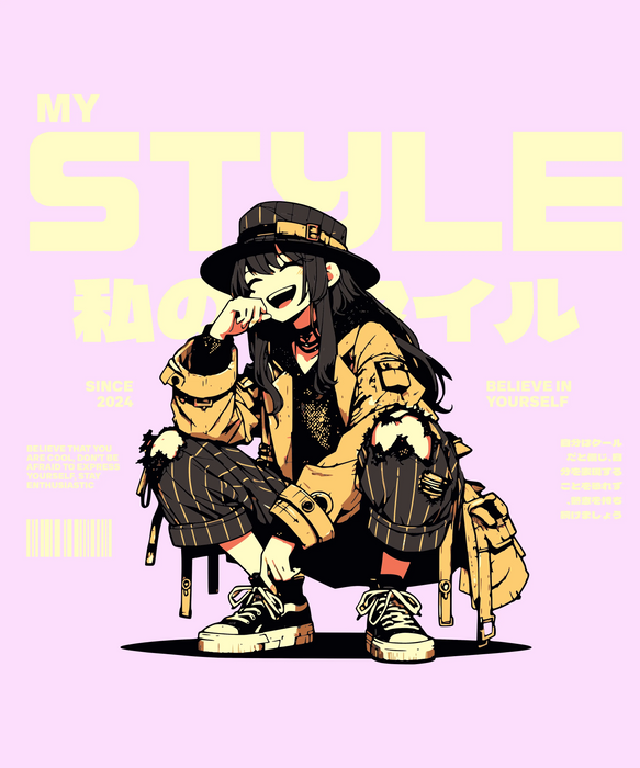 My Style Believe - DTF Ready to Press (black_bg)