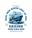 Nautical Ship Design - DTF Ready to Press (original)