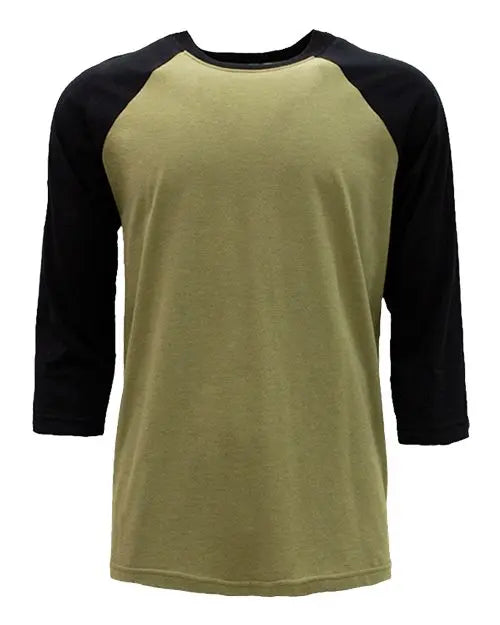 Next Level - CVC Three-Quarter Sleeve Raglan T-Shirt - 6251 Next Level
