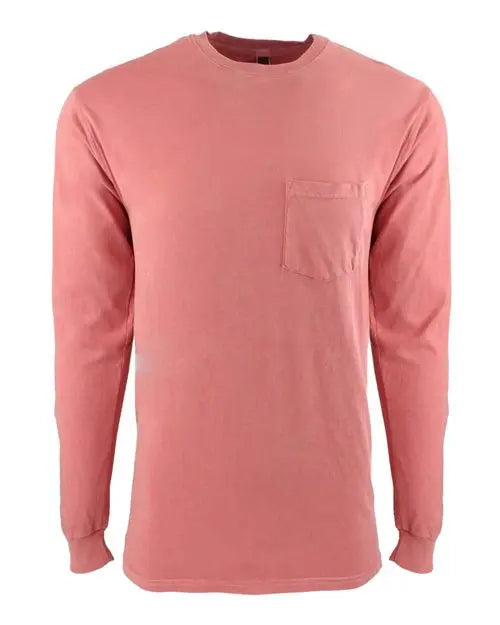 Next Level - Inspired Dye Long Sleeve Pocket Crew - 7451 Next Level