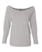 Next Level - Women's Terry Raw Edge Three-Quarter Sleeve Raglan - 6951 Next Level