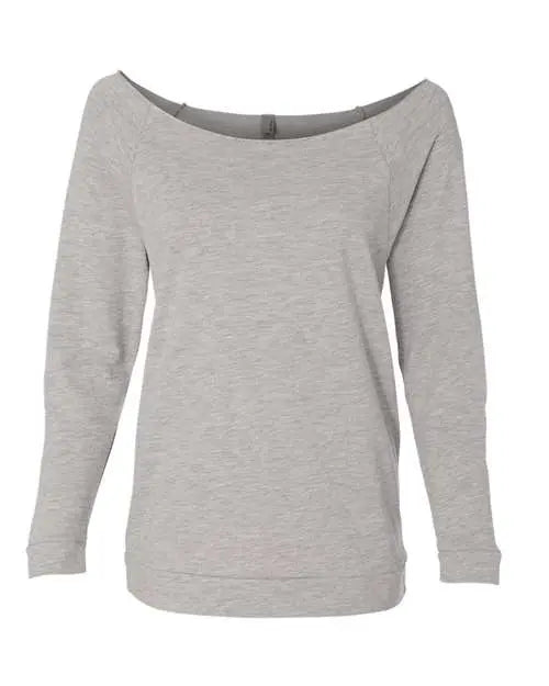 Next Level - Women's Terry Raw Edge Three-Quarter Sleeve Raglan - 6951 Next Level