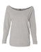 Next Level - Women's Terry Raw Edge Three-Quarter Sleeve Raglan - 6951 Next Level