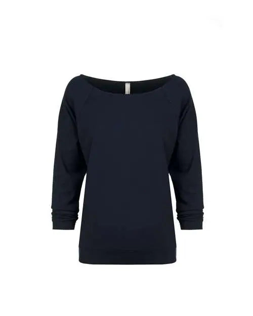 Next Level - Women's Terry Raw Edge Three-Quarter Sleeve Raglan - 6951 Next Level