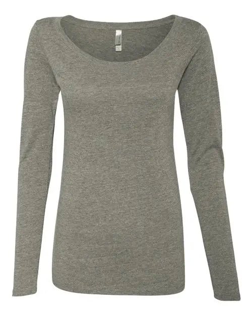 Next Level - Women’s Triblend Scoop Neck Long Sleeve T-Shirt - 6731 Next Level