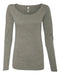 Next Level - Women’s Triblend Scoop Neck Long Sleeve T-Shirt - 6731 Next Level