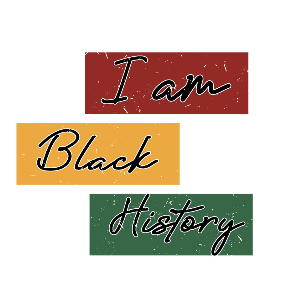Black History Pride Lettering Ready to Press