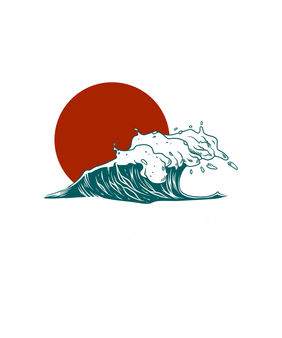 Ocean Chill Wave - DTF Ready to Press