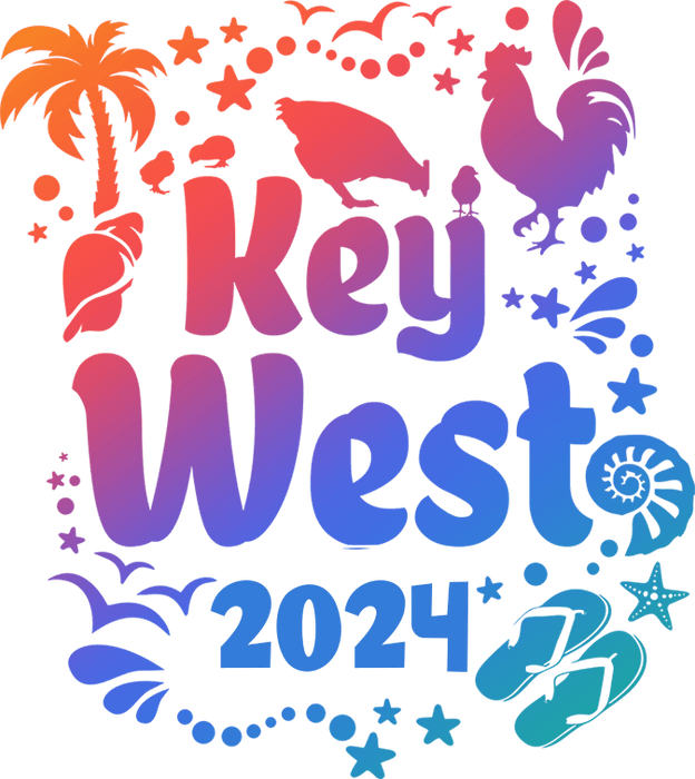 2024 Summer Key West Beach Design - DTF Ready To Press