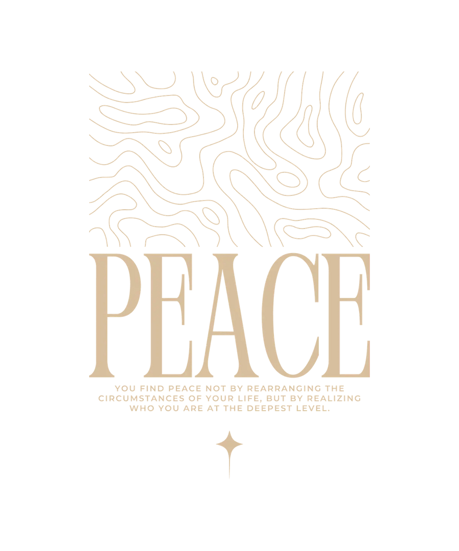 Peace Quote Art - DTF Ready to Press