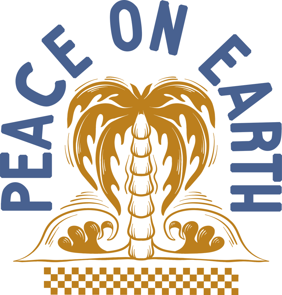 Peace On Earth Design - DTF Ready To Press