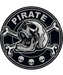 Pirate Skull Logo - DTF Ready to Press (original)