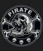 Pirate Skull Logo - DTF Ready to Press (black_bg)