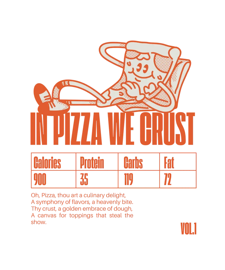 Pizza Lover DTF Ready to Press