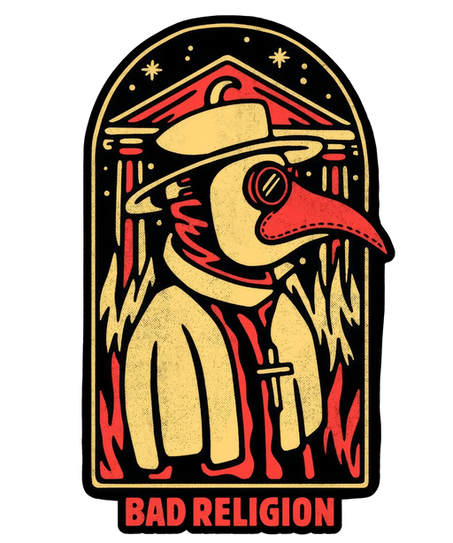 Plague Doctor Art - DTF Ready to Press (original)