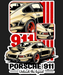 Porsche 911 Legend - DTF Ready to Press (black_bg)