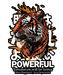 Powerful Tiger - DTF Ready to Press (original)