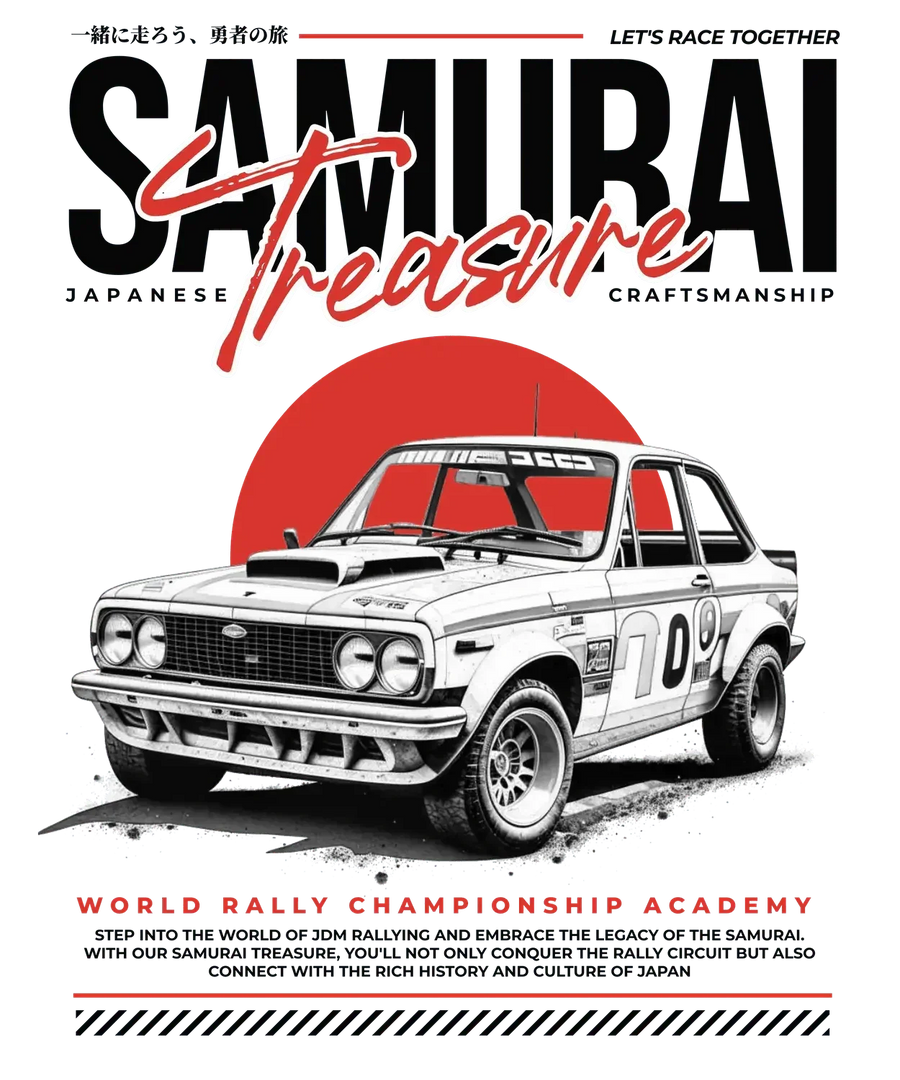 Rally Car Treasure - DTF Ready to Press