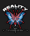 Reality Mind Butterfly - DTF Ready to Press (black_bg)