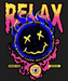Relax Mode On - DTF Ready to Press (black_bg)