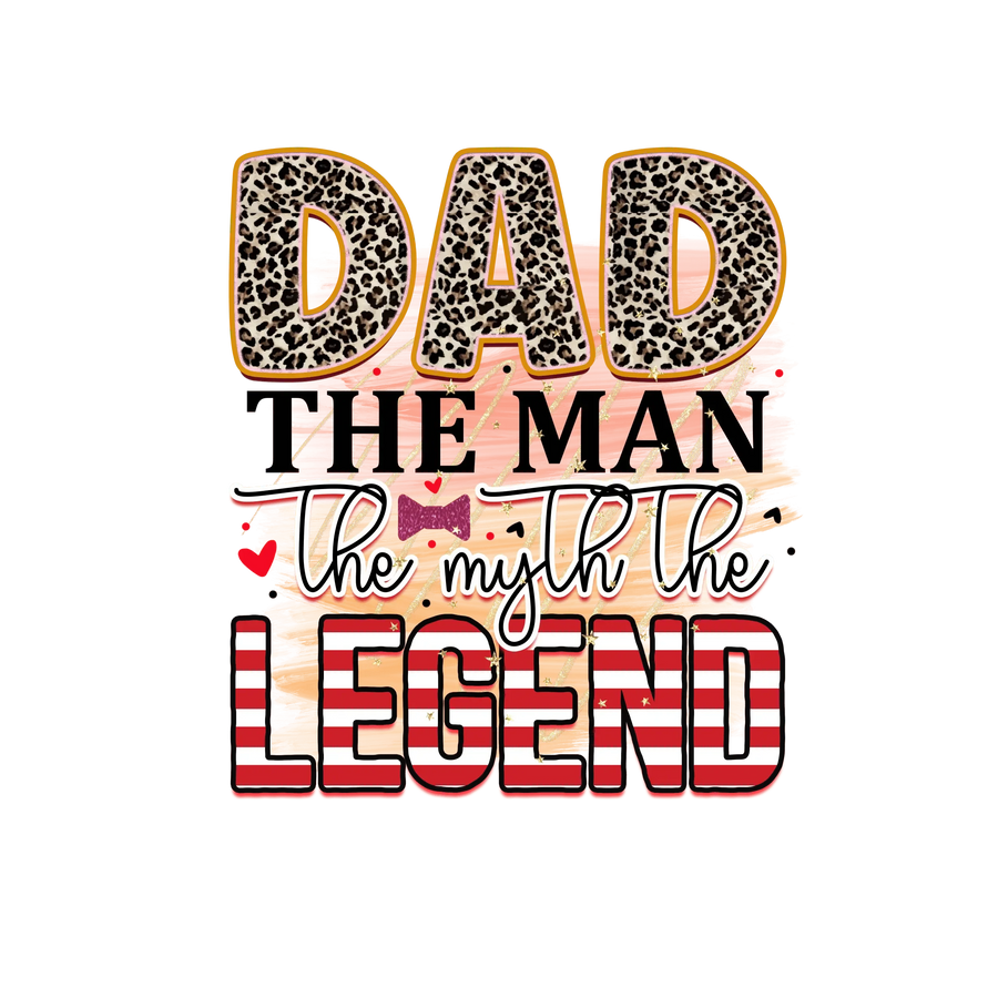 Papa Der Mann Der Mythos Die Legende Design – DTF Ready To Press
