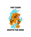 Roaring Tiger Wave - DTF Ready to Press (original)