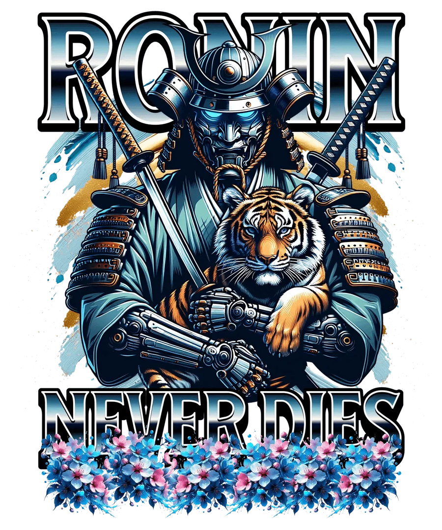 Ronin Tiger Art - DTF Ready to Press