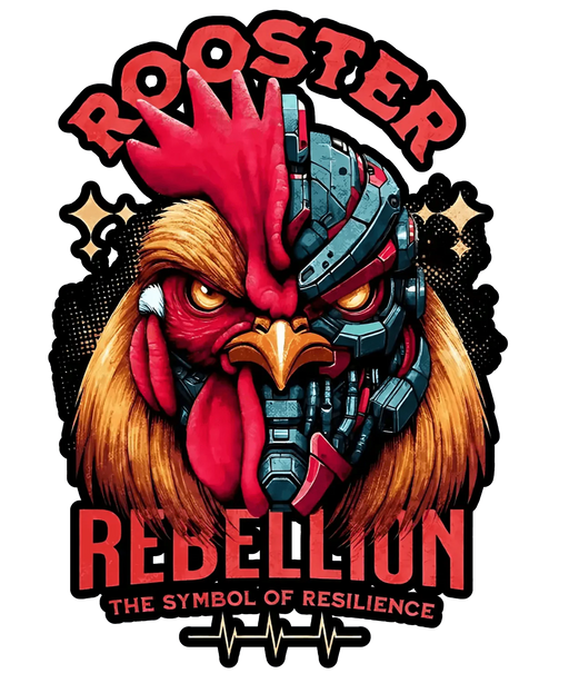 Rooster Rebellion - DTF Ready to Press (original)