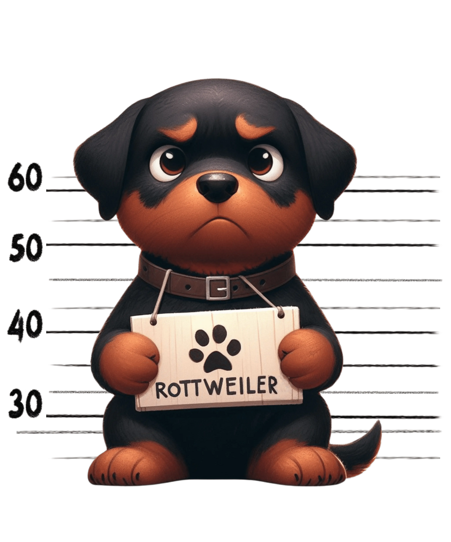 Rottweiler Dog Daddy Design - DTF Ready To Press