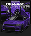 SRT Hellcat Charger - DTF Ready to Press (black_bg)