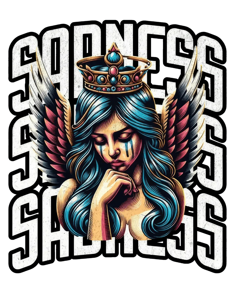 Sadness Crown Angel - DTF Ready to Press