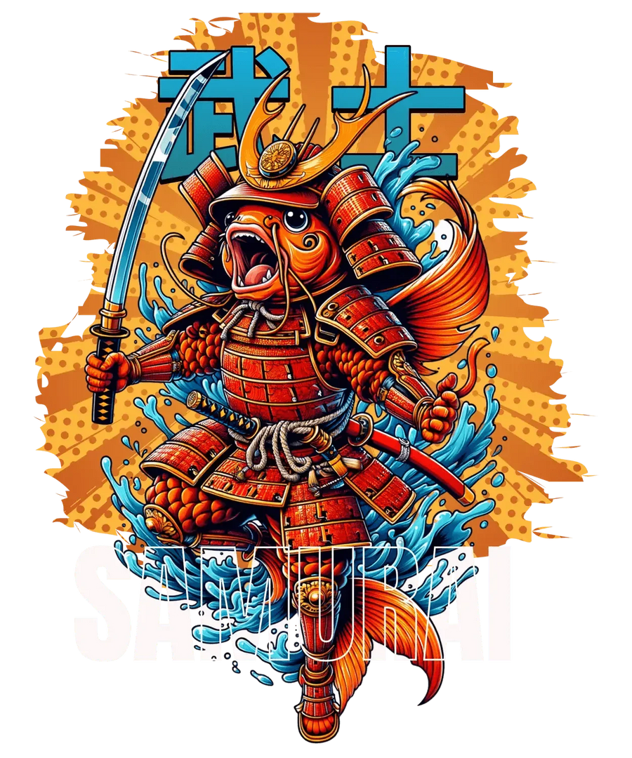 Samurai Warrior - DTF Ready to Press