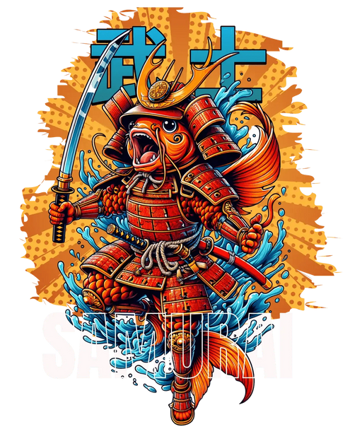 Samurai Warrior - DTF Ready to Press (original)