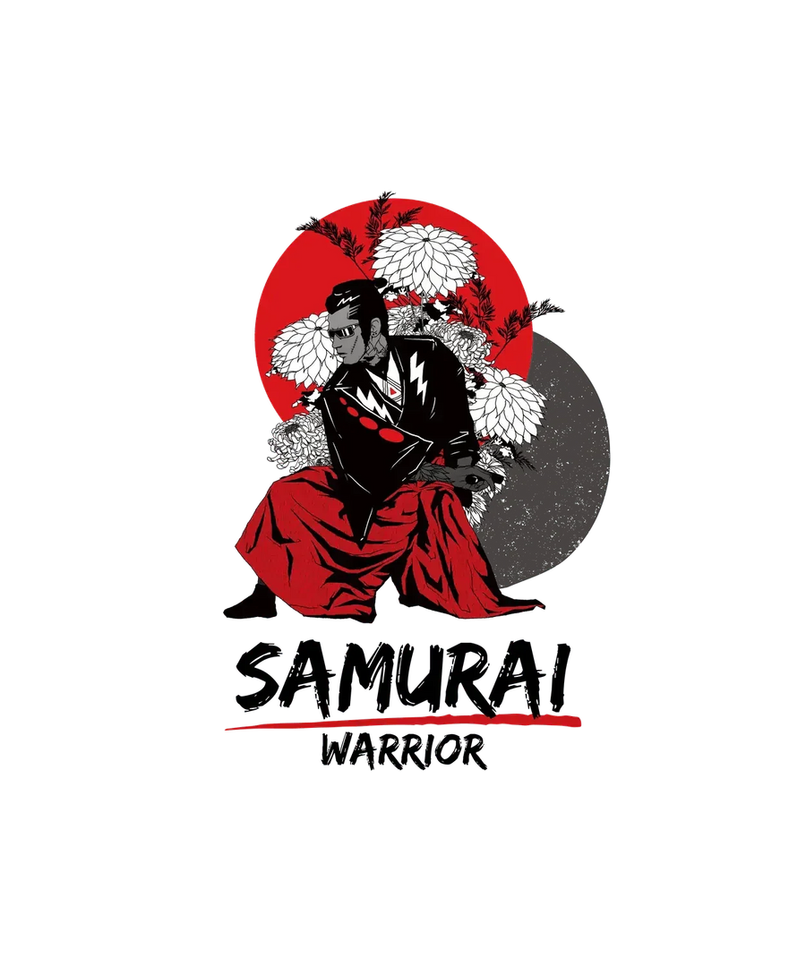 Samurai Warrior - DTF Ready to Press