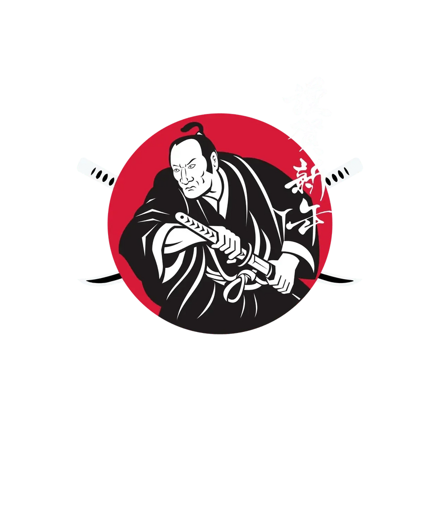 Samurai-Krieger - DTF Bereit zum Pressen