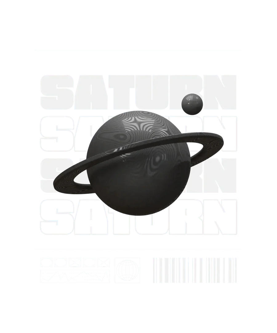 Saturn Space - DTF Ready to Press