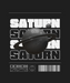 Saturn Space - DTF Ready to Press (black_bg)