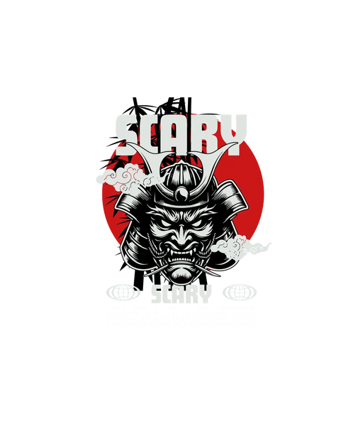 Scary Samurai - DTF Ready to Press (original)