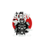 Scary Samurai - DTF Ready to Press (original)