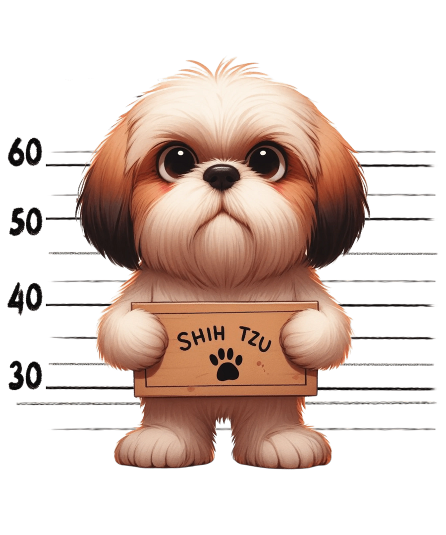 Little Shih Tzu Design - DTF Ready To Press