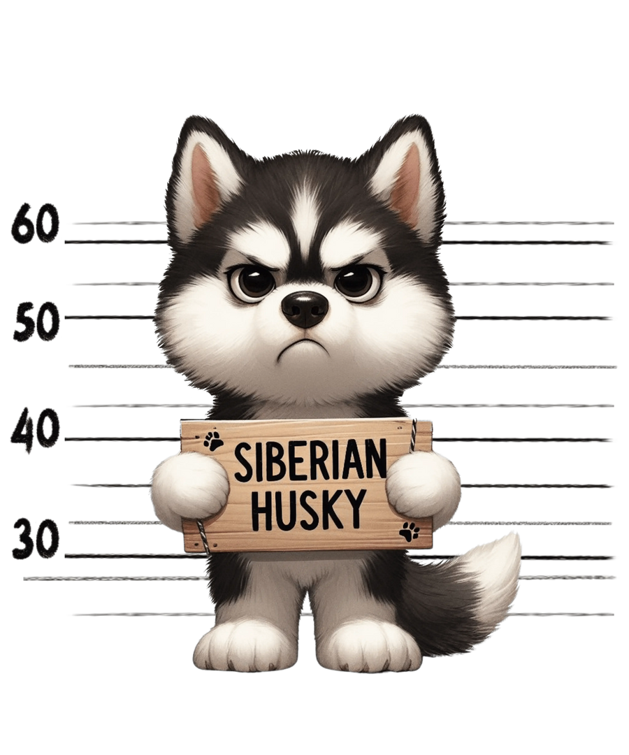 Siberian Husky Design - DTF Ready To Press